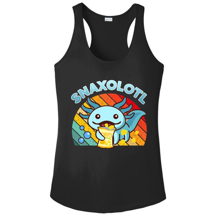 Snaxolotl Cute Axolotl- I Axolotl Questions Funny Ladies PosiCharge Competitor Racerback Tank