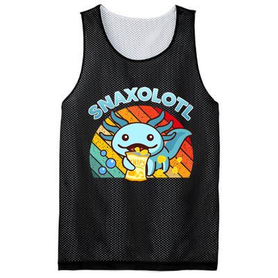 Snaxolotl Cute Axolotl- I Axolotl Questions Funny Mesh Reversible Basketball Jersey Tank