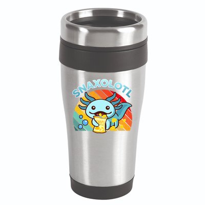 Snaxolotl Cute Axolotl- I Axolotl Questions Funny 16oz Travel Tumbler