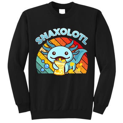 Snaxolotl Cute Axolotl- I Axolotl Questions Funny Tall Sweatshirt