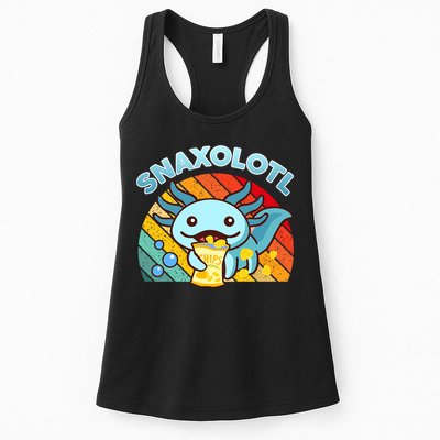 Snaxolotl Cute Axolotl- I Axolotl Questions Funny Womens Tank Top