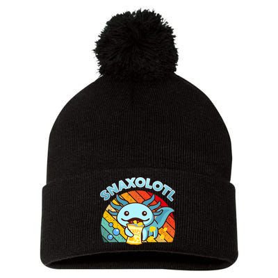 Snaxolotl Cute Axolotl- I Axolotl Questions Funny Pom Pom 12in Knit Beanie