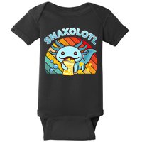 Snaxolotl Cute Axolotl- I Axolotl Questions Funny Baby Bodysuit
