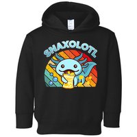 Snaxolotl Cute Axolotl- I Axolotl Questions Funny Toddler Hoodie