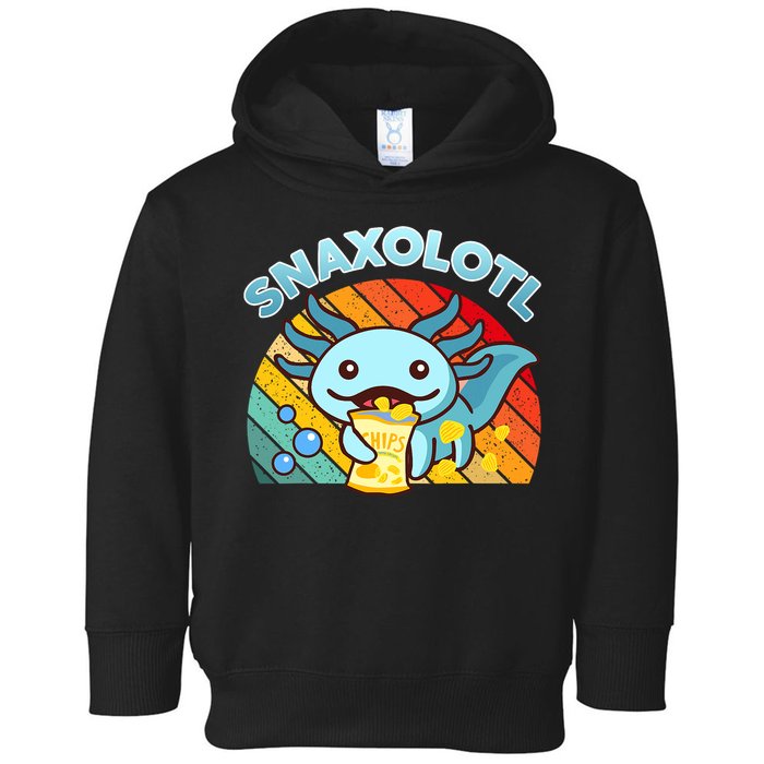 Snaxolotl Cute Axolotl- I Axolotl Questions Funny Toddler Hoodie
