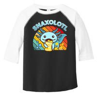 Snaxolotl Cute Axolotl- I Axolotl Questions Funny Toddler Fine Jersey T-Shirt