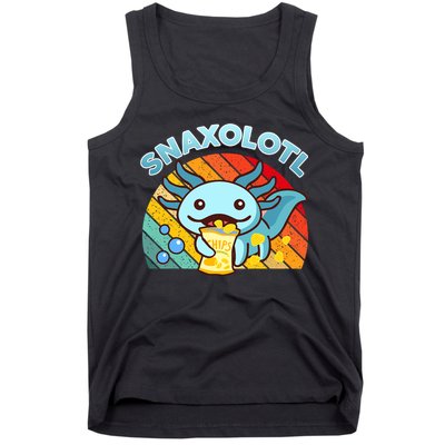 Snaxolotl Cute Axolotl- I Axolotl Questions Funny Tank Top