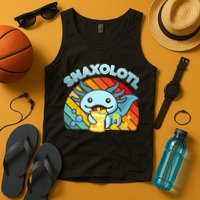 Snaxolotl Cute Axolotl- I Axolotl Questions Funny Tank Top
