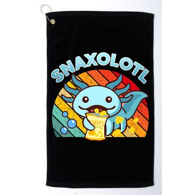 Snaxolotl Cute Axolotl- I Axolotl Questions Funny Golf Towel