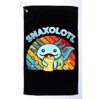 Snaxolotl Cute Axolotl- I Axolotl Questions Funny Golf Towel