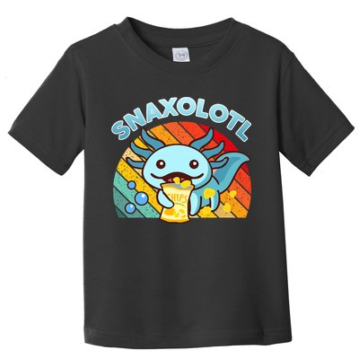 Snaxolotl Cute Axolotl- I Axolotl Questions Funny Toddler T-Shirt