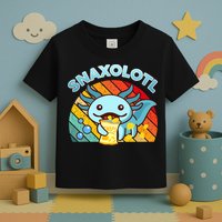 Snaxolotl Cute Axolotl- I Axolotl Questions Funny Toddler T-Shirt