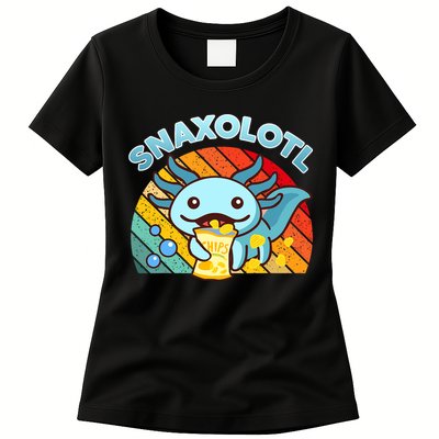 Snaxolotl Cute Axolotl- I Axolotl Questions Funny Womens T-Shirt
