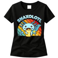 Snaxolotl Cute Axolotl- I Axolotl Questions Funny Womens T-Shirt