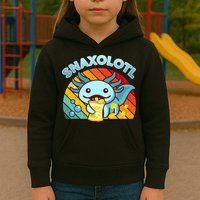 Snaxolotl Cute Axolotl- I Axolotl Questions Funny Kids Hoodie