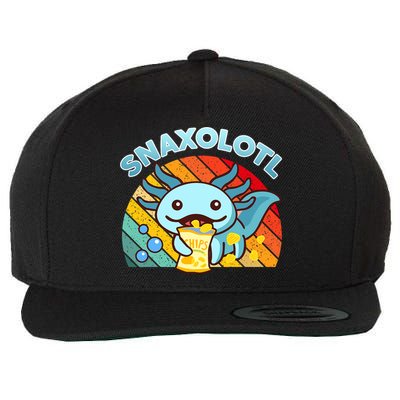 Snaxolotl Cute Axolotl- I Axolotl Questions Funny Wool Snapback Cap