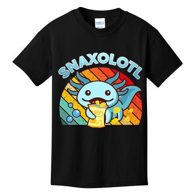Snaxolotl Cute Axolotl- I Axolotl Questions Funny Kids T-Shirt