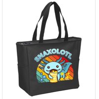 Snaxolotl Cute Axolotl- I Axolotl Questions Funny Zip Tote Bag