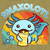 Snaxolotl Cute Axolotl- I Axolotl Questions Funny Garment-Dyed Women's Muscle Tee
