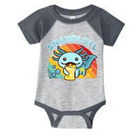Snaxolotl Cute Axolotl- I Axolotl Questions Funny Infant Baby Jersey Bodysuit