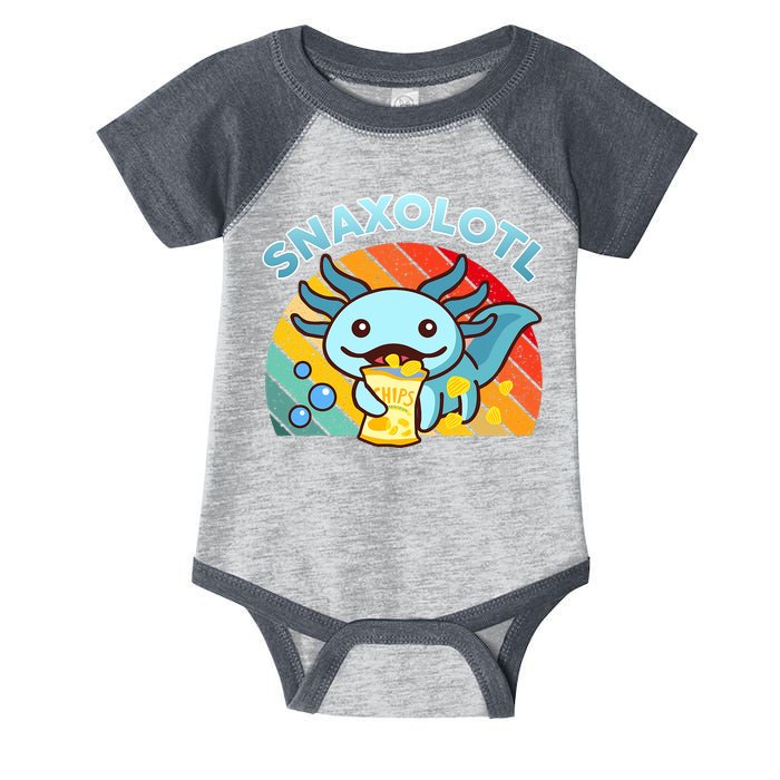 Snaxolotl Cute Axolotl- I Axolotl Questions Funny Infant Baby Jersey Bodysuit