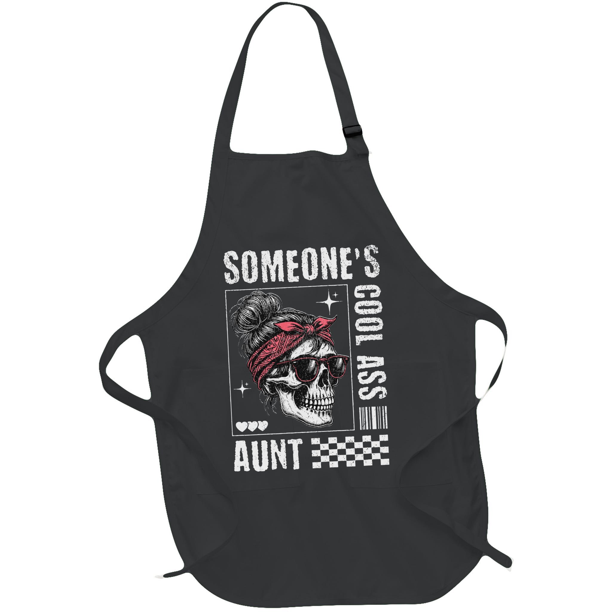 SomeoneS Cool Ass Aunt Funny Skeleton Apron