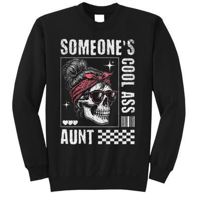 SomeoneS Cool Ass Aunt Funny Skeleton Sweatshirt