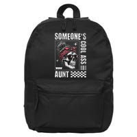 SomeoneS Cool Ass Aunt Funny Skeleton 16 in Basic Backpack