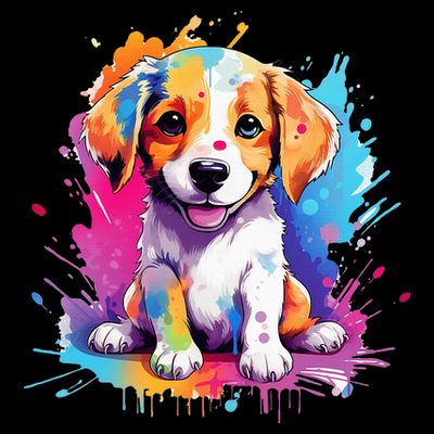 super cute art puppy T-Shirt