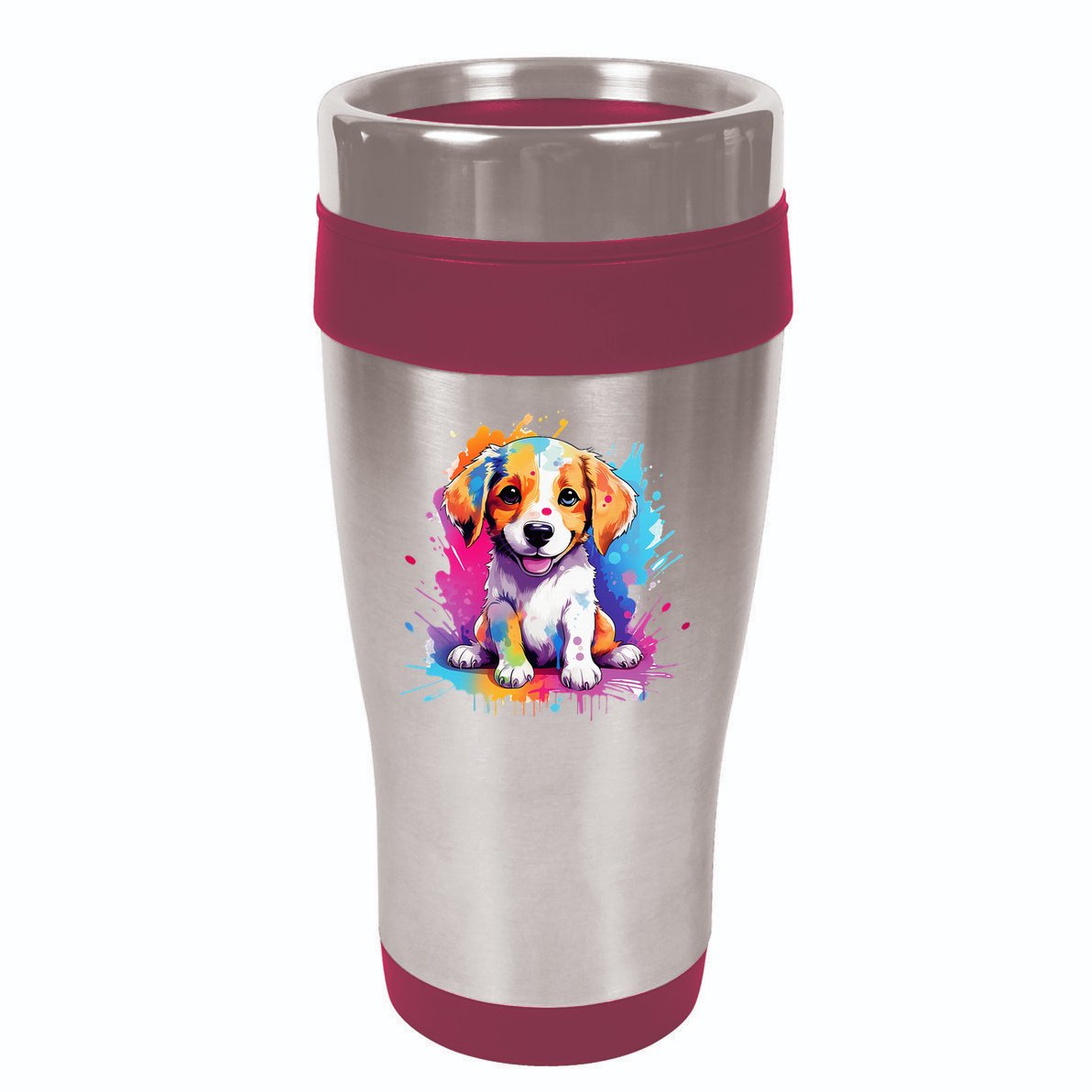 super cute art puppy 16oz Travel Tumbler