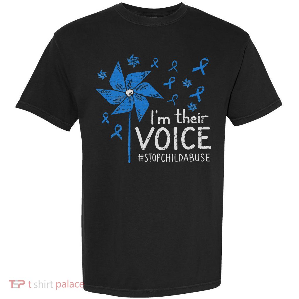 Stop Child Abuse Child Abuse Prevention Awareness Pinwheel Garment-Dyed Heavyweight T-Shirt