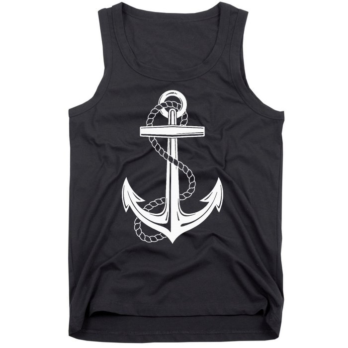 Sailor Costume Anchor Captain Sailing Children Tank Top