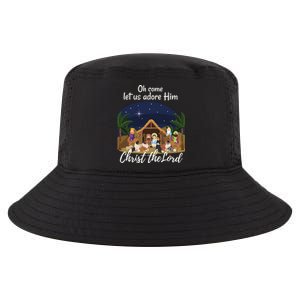 Sheltie Christmas Adorable Nativity With Shelties Gift Cool Comfort Performance Bucket Hat