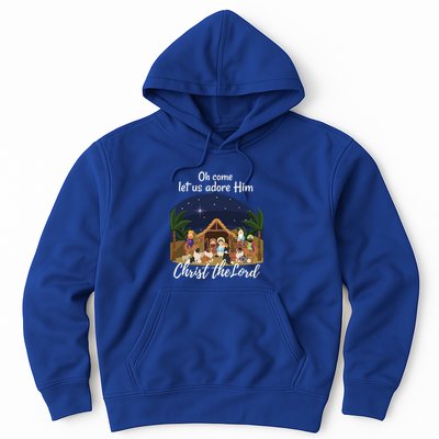 Sheltie Christmas Adorable Nativity With Shelties Gift Hoodie