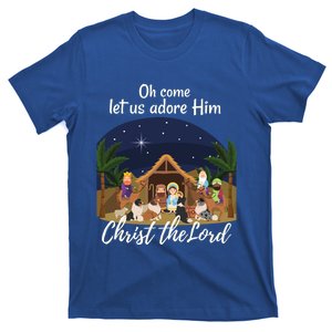 Sheltie Christmas Adorable Nativity With Shelties Gift T-Shirt