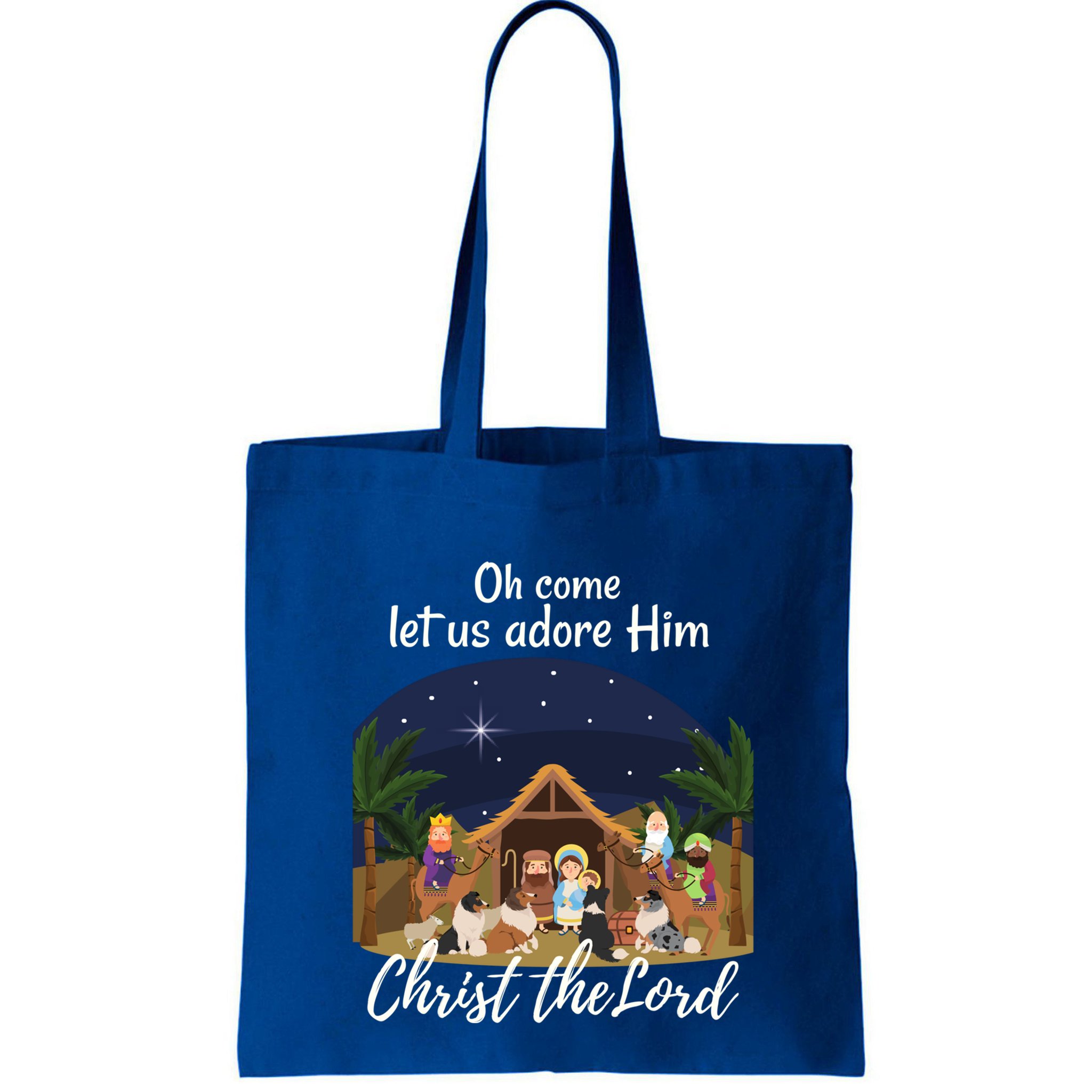 Sheltie Christmas Adorable Nativity With Shelties Gift Bag