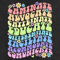 Sped Caffeinate Advocate Laminate Educate Groovy Teacher Adult Drive Performance Visor