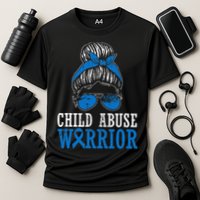 Stop Child Abuse Awareness Support Cooling Performance Crew T-Shirt