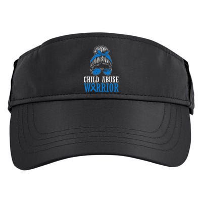 Stop Child Abuse Awareness Support Adult Drive Performance Visor