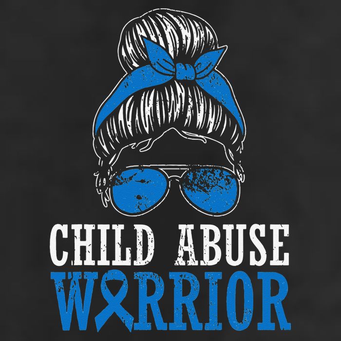 Stop Child Abuse Awareness Support Adult Drive Performance Visor