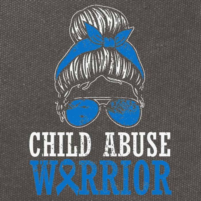 Stop Child Abuse Awareness Support Cotton Canvas Backpack