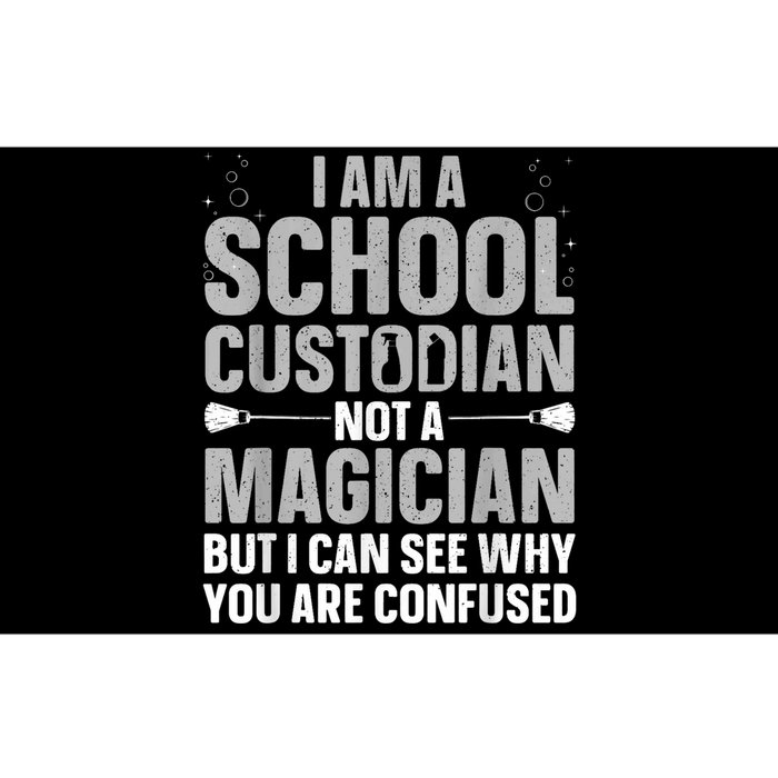 School Custodian Art For Custodian Appreciation Bumper Sticker