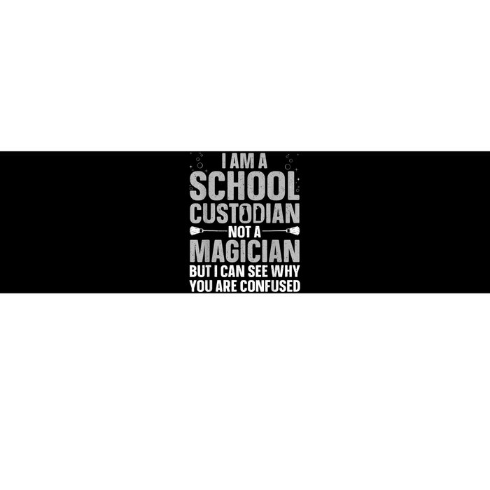 School Custodian Art For Custodian Appreciation Bumper Sticker