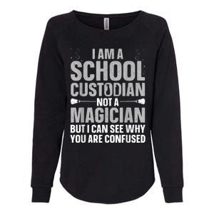 School Custodian Art For Custodian Appreciation Womens California Wash Sweatshirt