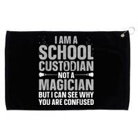 School Custodian Art For Custodian Appreciation Grommeted Golf Towel