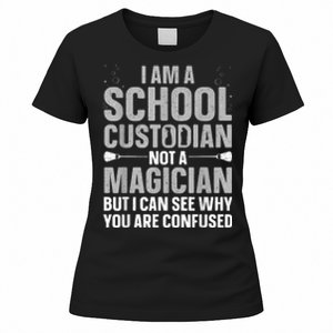 School Custodian Art For Custodian Appreciation Women's T-Shirt