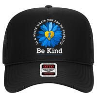 Stop Child Abuse Child Abuse Awareness Prevention High Crown Mesh Back Trucker Hat