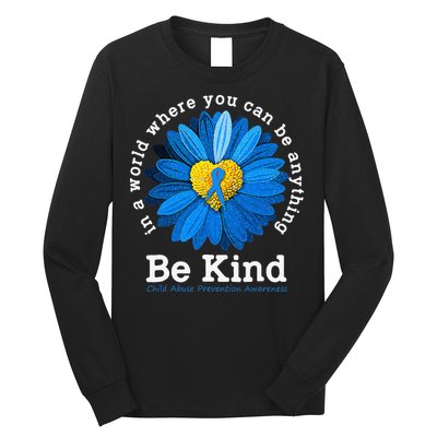 Stop Child Abuse Child Abuse Awareness Prevention Long Sleeve Shirt