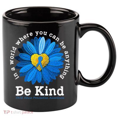 Stop Child Abuse Child Abuse Awareness Prevention 11oz C Handle Ceramic Mug
