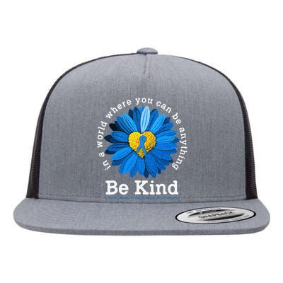 Stop Child Abuse Child Abuse Awareness Prevention Flat Bill Trucker Hat